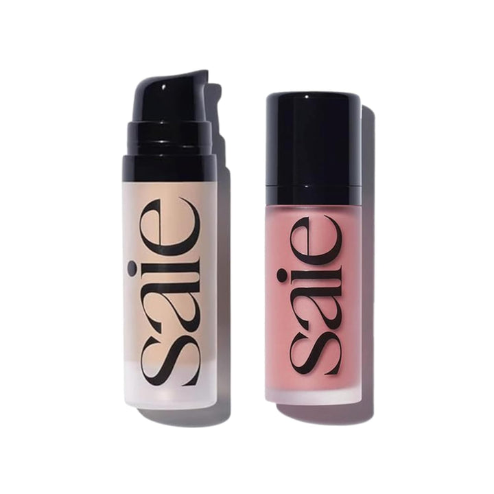 Saie Dewy Glow Duo with Liquid Blush & Glowy Gel