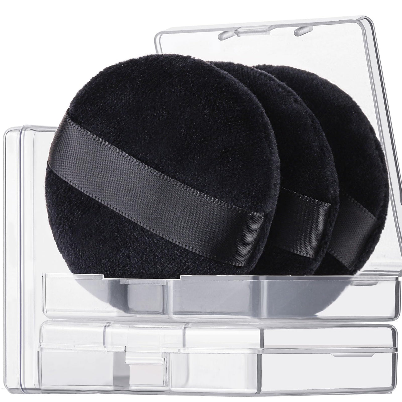 Teenitor Soft Powder Puff Set for Loose & Pressed Powder