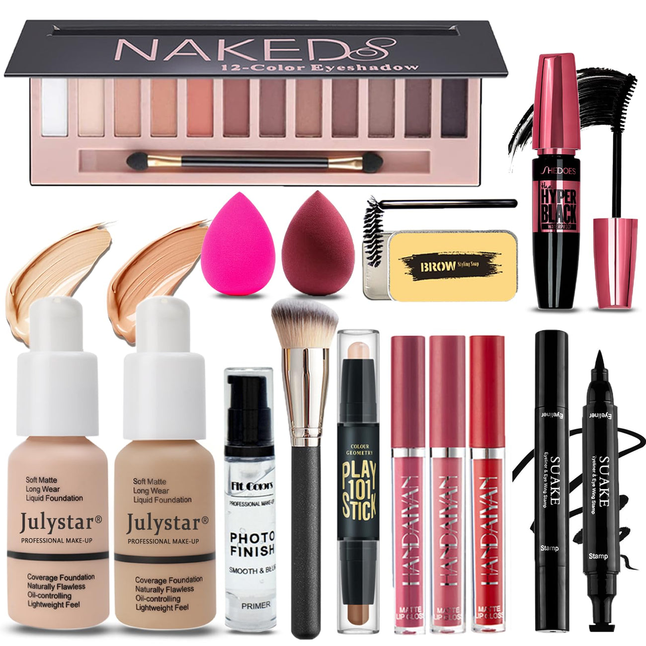 All-in-One Full Face Makeup Kit for Women & Teens